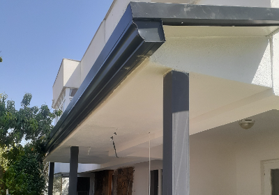 Demir Pergule bordex sıvalı 