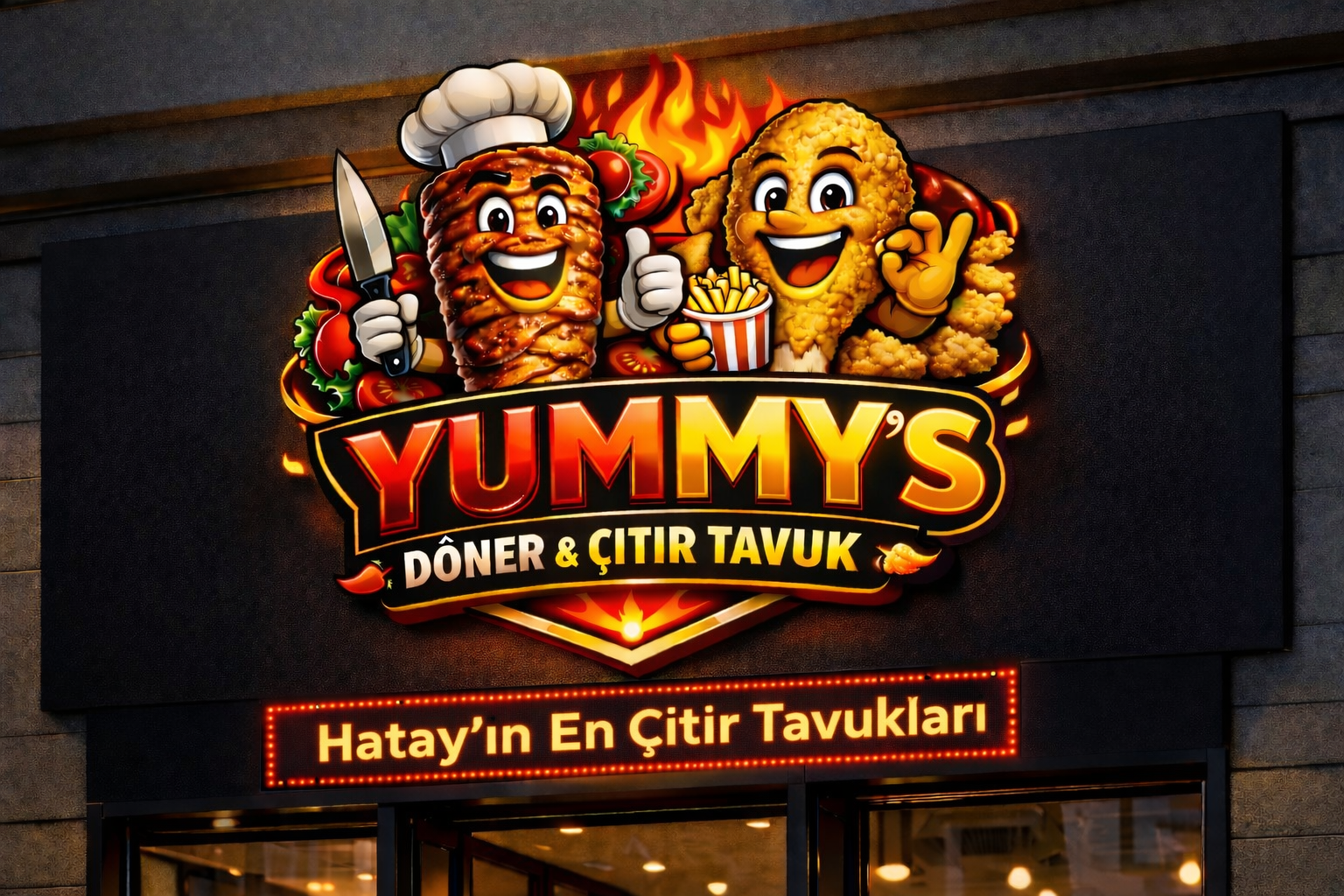 Serinyolda Çıtır Tavuk Satışı Yapanlar