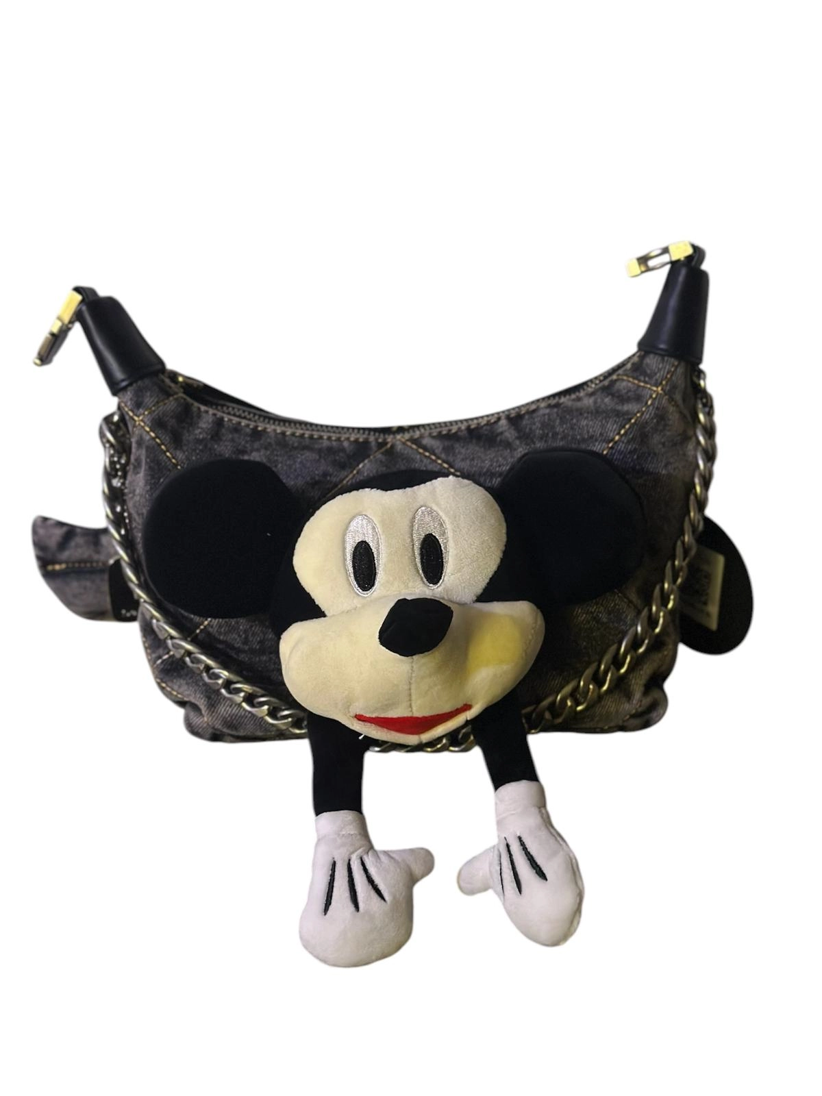 İthal Tasarım Mickey Ve Zincir Detay Çanta
