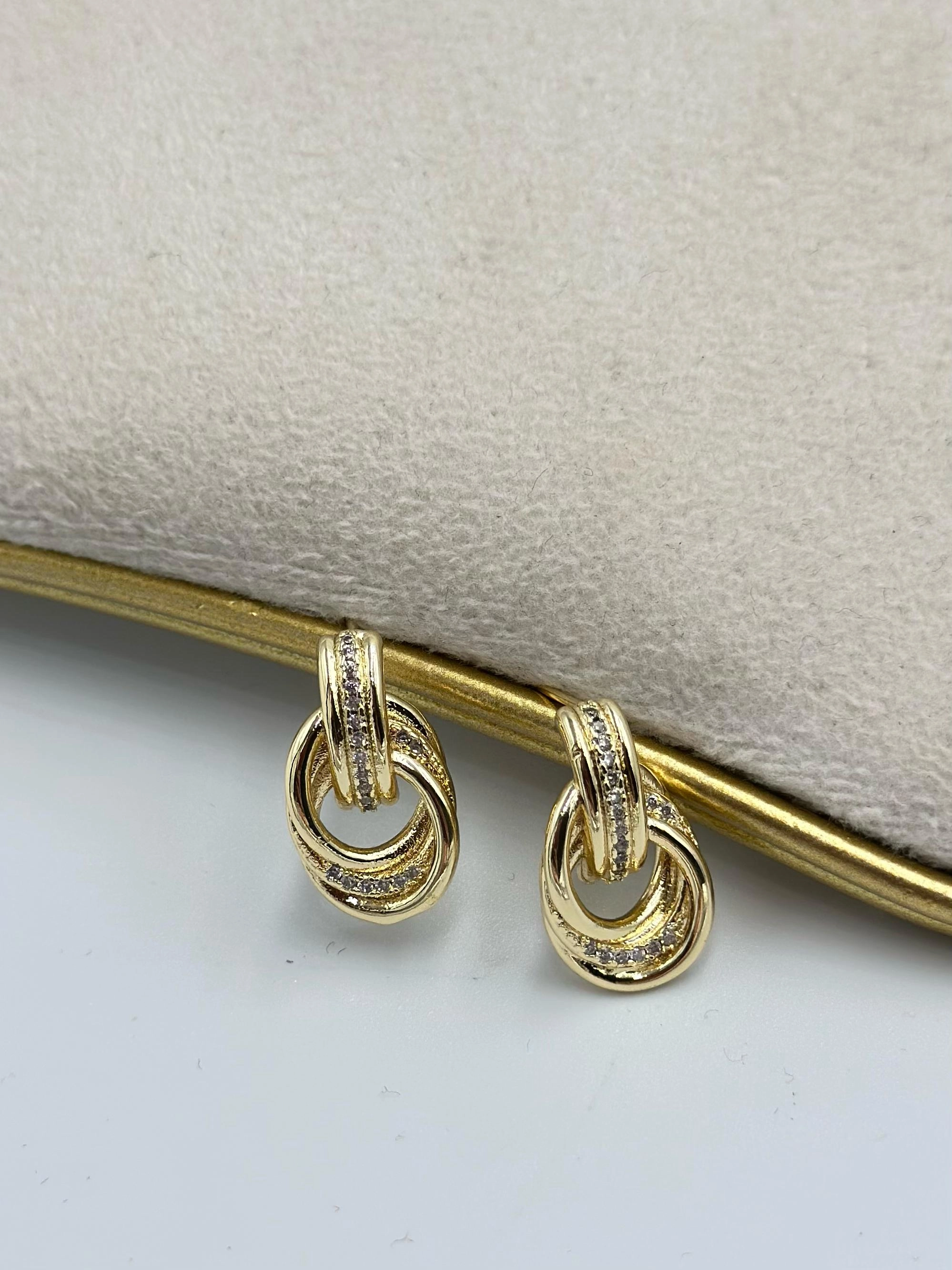 Minimal Düğüm Model Küpe (Çelik)